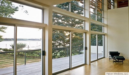 Aluminum replacement windows are a specialty of Falcon Windows LLC